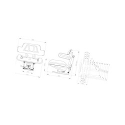 Fotel PCW z amortyzacją mechaniczną