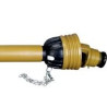 Wałek PTO T60 830 Nm, sprzęgło jednokierunkowe prawe L-1610 mm 1i3/8"Z6-1i3/8"Z6 Comer T601610ENC12R12