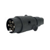 Wtyczka 7-styk. 12V z tworzywa