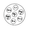 Gniazdo 7 - biegunowe 12 V, na 8JB006462001 Hella 4082300193435