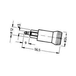 Wtyczka 2-stykowa