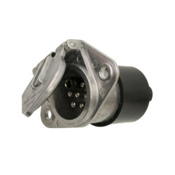 Gniazdo 7-biegunowe Euro, metalowe