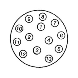 Gniazdo 13 - biegunowe, Hella 8JB005949001