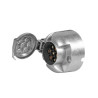 Gniazdo wtykowe 7-styk. metal LA74000 Ajba 8716106646630