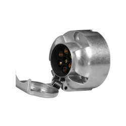 Gniazdo wtykowe 7-styk. metal LA74000 Ajba 8716106646630
