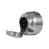 Gniazdo wtykowe 7-styk. metal LA74000 Ajba 8716106646630