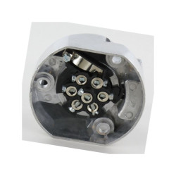 Gniazdo wtykowe 7-styk. metal LA74000 Ajba 8716106646630