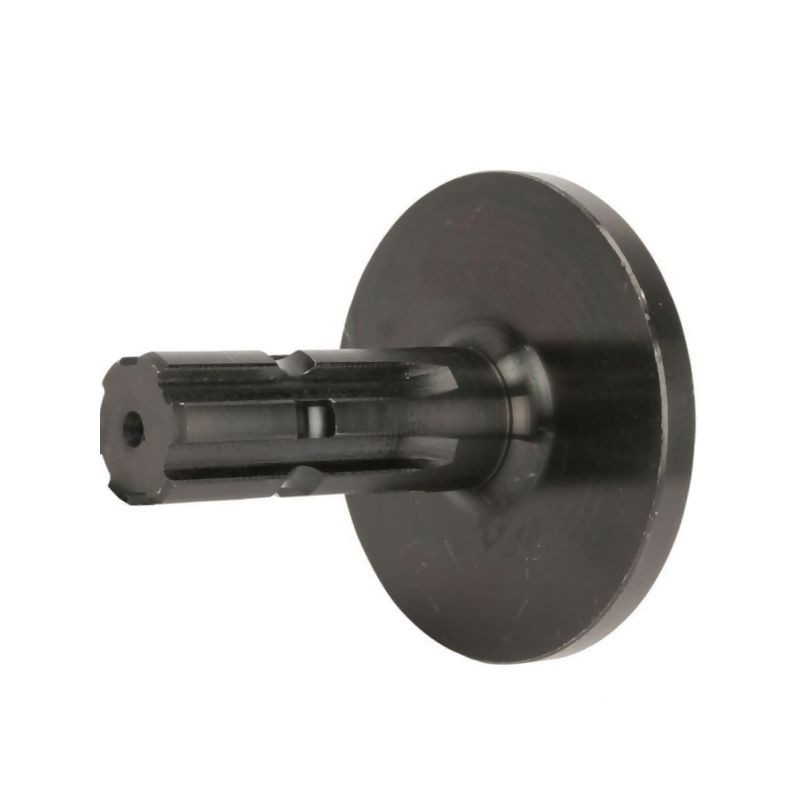 Końcówka wału z kołnierzem ślepym, 1 3/8 Z6, L-110 mm, D-120 mm