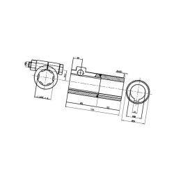 Tuleja redukcyjna, 1 x 1-3/8 Z6, 1x Ø 32mm