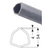 Rura trójkąt zew. 54x4mm T60-140cm 1911602001400 Comer 1911602001400
