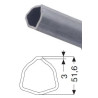 Rura trójkąt zew. 51,6x3mm T50-66cm1521502100700 Comer 5700037399331