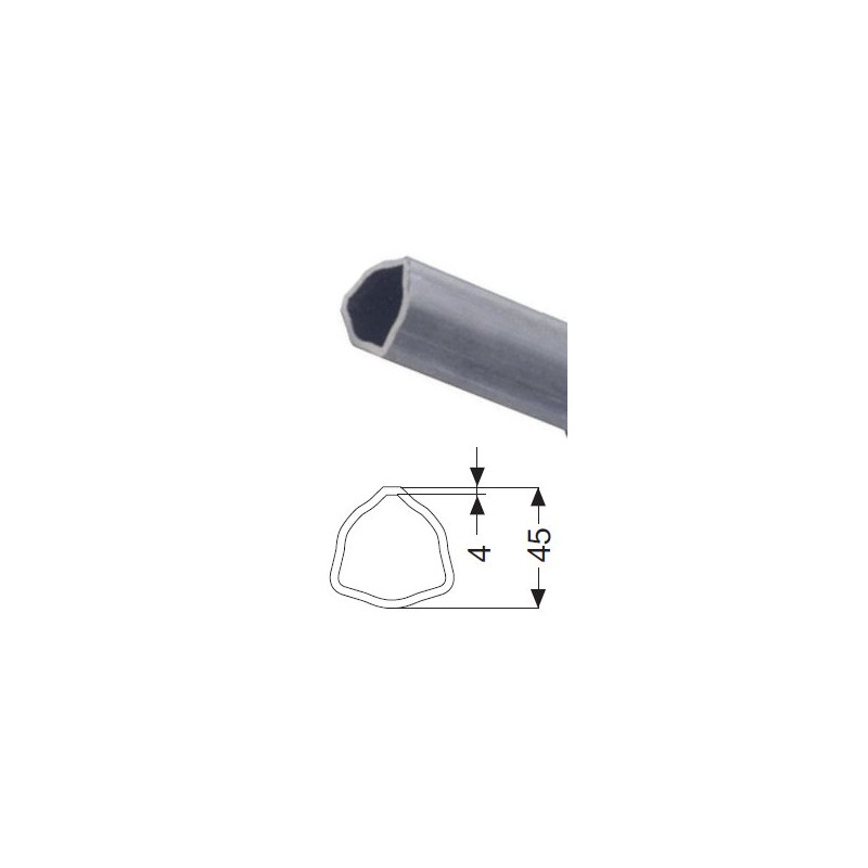 Rura trójkąt wew. 45x4mm T50-200cm 1911501001400