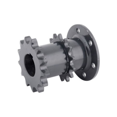 Piasta z kołami zębatymi napędu hederu