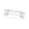 Comer Łacznik KKM/KKM Perrot, 2 1/2"