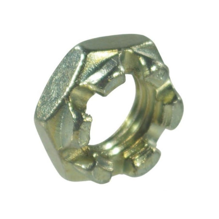 Nakrętka koronowa niska DIN937 stalowa ocynk kl. 8 M24x3.00