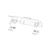 Sprężyna gazowa 785mm 600N typ B Stabilus, Claas 076365, 000076365