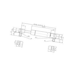 Sprężyna gazowa 565mm 100N Stabilus 9864DU