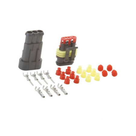 Zestaw końcówek przewodu SuperSeal, komp 8KW744807801 Hella 4082300178661