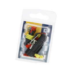 Zestaw końcówek przewodu SuperSeal, komp 8KW744807801 Hella 4082300178661