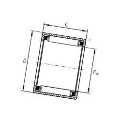 Tuleja igiełkowa HK2520 INA/FAG 4047643190848