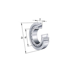 Łożysko stożkowe KLM11749LM11710 INA/FAG 4012801036283