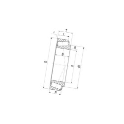 Łożysko stożkowe seria 32209 750032209 SKF 7316577005861