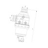 Filtr ssawny Arag T5 Inox 50 Mesh wkład niebieski629031020D3