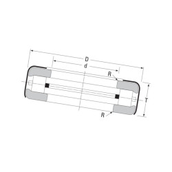 Łożysko wałeczkowo-stożkowe op T62514 Timken 8719607043847