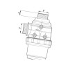 Filtr Arag ssawny 1i1/4" 50 Mesh wkład Inox niebieski 3132053