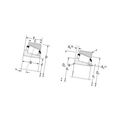 Łożyska stożkowe Timken X32011XM