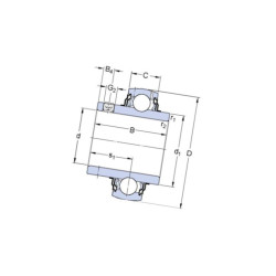 Łożysko 20,00x47,00x31,00/14 samonastawne SKF