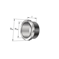 Tuleja zaciskowa z nakrętką H2320 INA/FAG 4012801216739