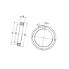 Nakrętka łożyskowa KM38 INA/FAG 4012801223089