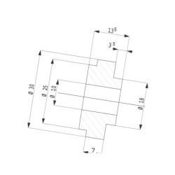 Tuleja 3 mm Biso