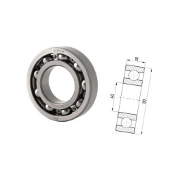 Łożysko kulkowe Steel Power, seria 6208