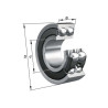 Łożysko kulkowe skośne 3309B2RSRTVH INA/FAG 4012802404920