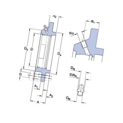 Obudowa łożyska FYC513 SKF 7316570293043