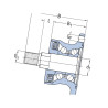 Piasta SKF 7500BAA0006