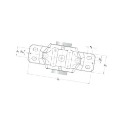 Obudowa łożyska FSNLD528 SKF 7316574617678