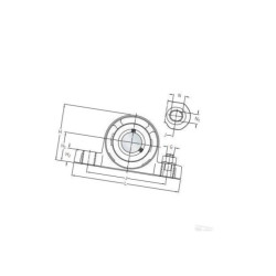 Obudowa SKF Food Line calowa P2BC100CPSS