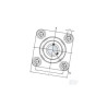 Obudowa SKF Food Line calowa F4BC100CPSS