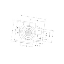 Obudowa łożyska GGTUE06 INA/FAG 4054372507793