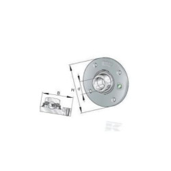 Łożysko kołnierzowe okr. kompl. RME70 INA/FAG 4012802805635