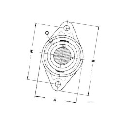 Łożysko z obudową czworokątne, RCJT50N INA/FAG 4012802836646