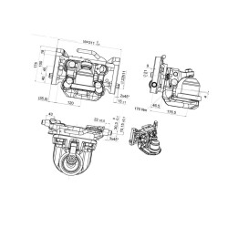 Zaczep Kulowy K80 do prowadnicy 311/30/22mm, Scharmüller 056311420A11