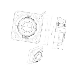 Łożysko kulkowe NWB01583 NTN/SNR 3413521593024