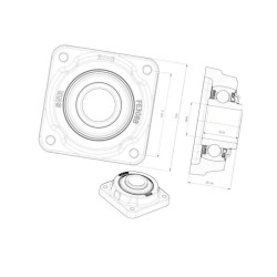 Łożysko kulkowe NWB01584 NTN/SNR 3413521593031