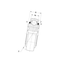 Łożysko kulkowe 207KRRB12 PEER Bearing 1200106050278