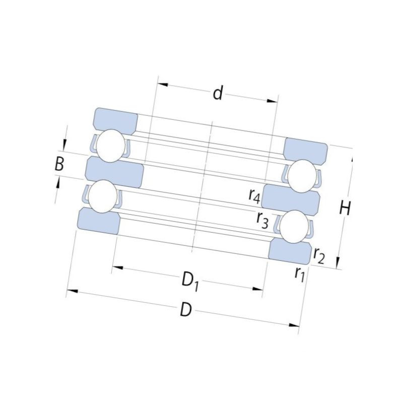 Łożysko oporowe, 20x47x28 - 52205 - SKF 20x47x28 - 52205 - SKF