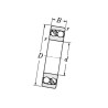 Łożysko 20x47x14 1204 SKF kulkowe dwurzędowe wahliwe